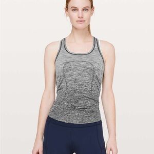 Lululemon Swiftly Tech Racerback - Black /White (Ombre)